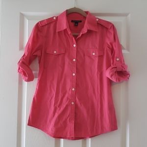 Banana Republic Safari Button Down Shirt - small